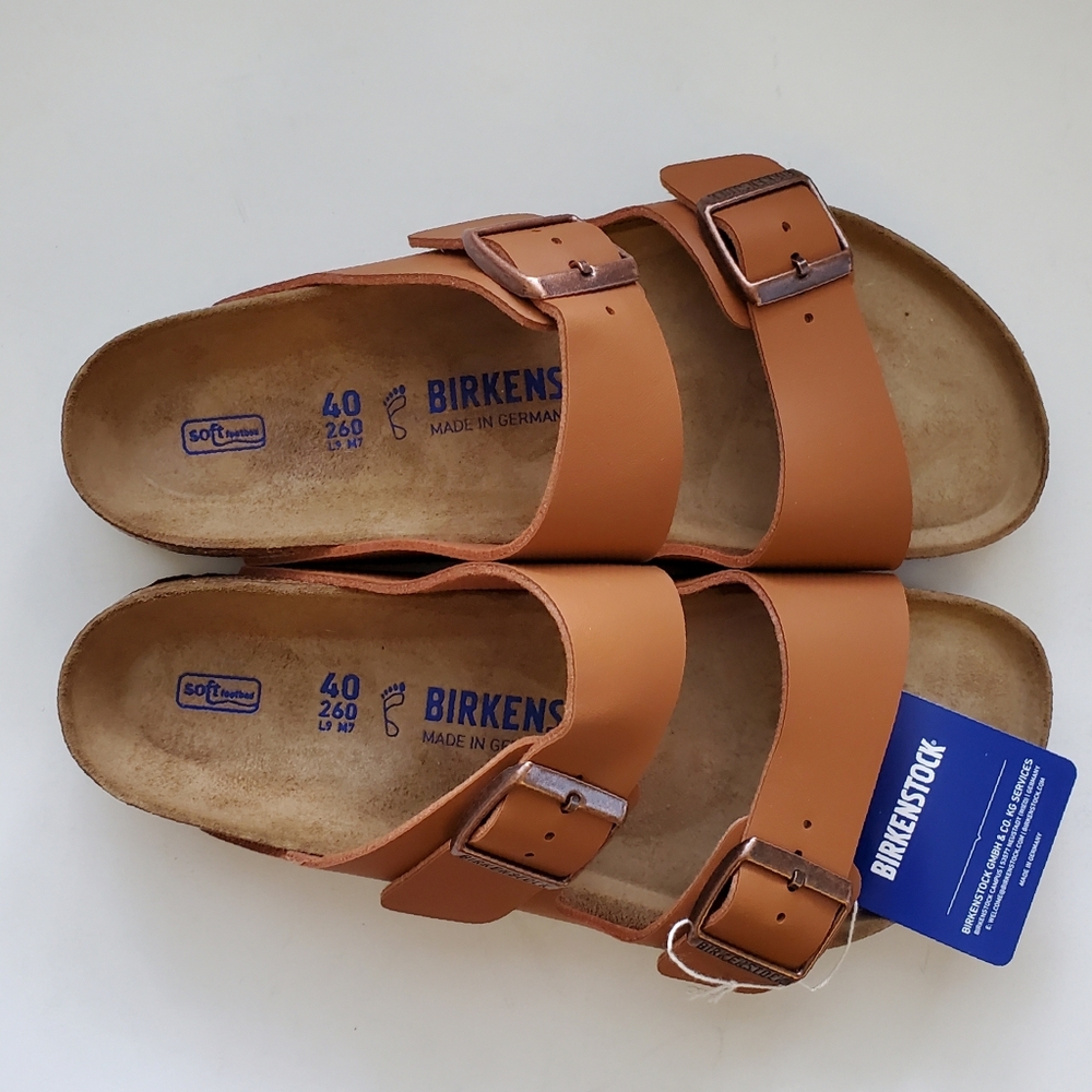 Birkenstock Arizona Ginger Brown Sandals - Picture 2 of 12